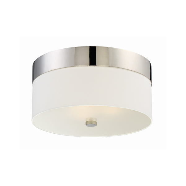 Grayson 16'' Flush Mount in Polished Nickel - Front View (293-PN)