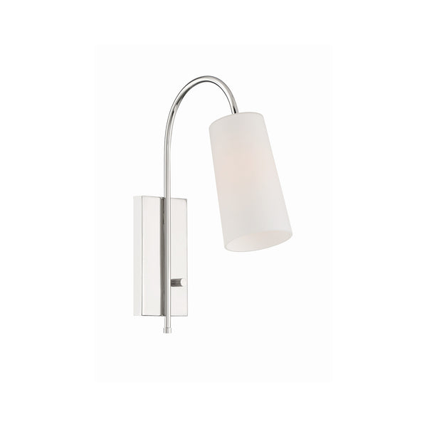 Alexa 5'' Task Sconce in Polished Nickel - Front View (ALX-4501-PN)