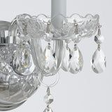 Traditional Crystal 5'' Sconce in Polished Chrome - Additional View (1031-CH-CL-SAQ)