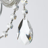 Traditional Crystal 15'' Sconce in Polished Chrome - Additional View (1033-CH-CL-SAQ)