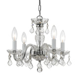 Traditional Crystal 15'' Chandelier in Polished Chrome - Additional View (1064-CH-CL-I)