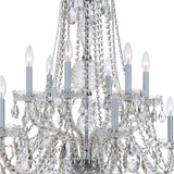 Traditional Crystal 37.5'' Chandelier in Polished Chrome - Additional View (1112-CH-CL-S)