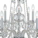 Traditional Crystal 26'' Chandelier in Polished Chrome - Additional View (1130-CH-CL-S)