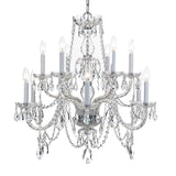Traditional Crystal 31'' Chandelier in Polished Chrome - Additional View (1135-CH-CL-I)