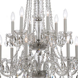 Traditional Crystal 26.5'' Chandelier in Polished Chrome - Additional View (1137-CH-CL-S)