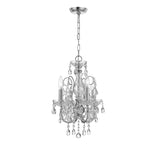 Imperial 12'' Chandelier in Polished Chrome - Front View (3224-CH-CL-I)