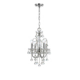 Imperial 12" Chandelier in Polished Chrome - Front View (3324-CH-CL-MWP)