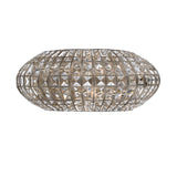Solstice 15" Sconce in Antique Silver - Front View (342-SA)