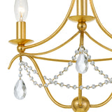 Metro 15.5'' Chandelier in Antique Gold - Additional View (413-GA-CL-MWP)