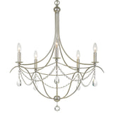 Metro 27.5'' Chandelier in Antique Silver - Additional View (415-SA-CL-MWP)