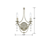Metro 10'' Sconce - Dimensions Diagram (432-SA)