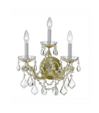 Maria Theresa 11'' Sconce in Gold - Front View (4403-GD-CL-MWP)