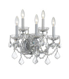 Maria Theresa 16'' Sconce in Polished Chrome - Front View (4404-CH-CL-MWP)