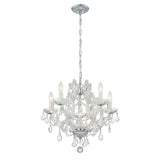 Maria Theresa 20'' Chandelier in Polished Chrome - Additional View (4405-CH-CL-SAQ)