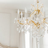 Maria Theresa 26'' Chandelier in Gold - Lifestyle View (4408-GD-CL-MWP)