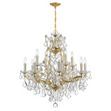 Maria Theresa 28'' Chandelier in Gold - Additional View (4412-GD-CL-I)