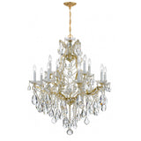 Maria Theresa 28'' Chandelier in Gold - Additional View (4413-GD-CL-SAQ)