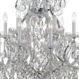 Maria Theresa 38'' Chandelier in Polished Chrome - Additional View (4418-CH-CL-SAQ)