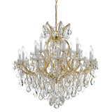 Maria Theresa 38'' Chandelier in Gold - Additional View (4418-GD-CL-SAQ)