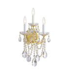 Maria Theresa 11'' Sconce in Gold - Front View (4423-GD-CL-S)