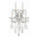 Maria Theresa 13.5'' Sconce in Polished Chrome - Additional View (4425-CH-CL-SAQ)