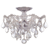 Maria Theresa 13.5'' Semi Flush Mount in Polished Chrome - Additional View (4430-CH-CL-SAQ)