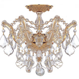 Maria Theresa 13.5'' Semi Flush Mount in Gold - Additional View (4430-GD-CL-SAQ)