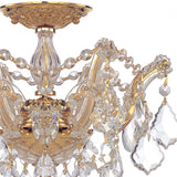 Maria Theresa 13.5'' Semi Flush Mount in Gold - Additional View (4430-GD-CL-SAQ)