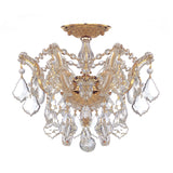 Maria Theresa 13.5'' Semi Flush Mount in Gold - Additional View (4430-GD-CL-S)