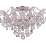 Maria Theresa 19'' Semi Flush Mount in Polished Chrome - Additional View (4437-CH-CL-S)