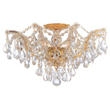 Maria Theresa 19'' Semi Flush Mount in Gold - Additional View (4437-GD-CL-S)