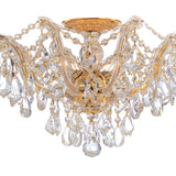 Maria Theresa 19'' Semi Flush Mount in Gold - Additional View (4437-GD-CL-S)