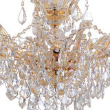 Maria Theresa 29'' Chandelier in Gold - Additional View (4439-GD-CL-SAQ)