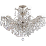 Maria Theresa 29'' Semi Flush Mount in Gold - Additional View (4439-GD-CL-S_CEILING)