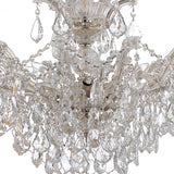 Maria Theresa 29'' Semi Flush Mount in Gold - Additional View (4439-GD-CL-S_CEILING)