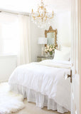 Filmore 23'' Chandelier in Antique Gold - Lifestyle View (4455-GA-CL-S)