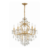 Filmore 23'' Chandelier in Antique Gold - Front View (4455-GA-CL-S)
