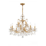 Filmore 29'' Chandelier in Antique Gold - Front View (4456-GA-CL-S)