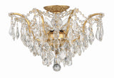 Filmore 19'' Semi Flush Mount in Antique Gold - Additional View (4457-GA-CL-SAQ)