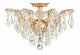 Filmore 19'' Semi Flush Mount in Antique Gold - Additional View (4457-GA-CL-S)