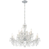Maria Theresa 29'' Chandelier in Polished Chrome - Additional View (4479-CH-CL-SAQ)
