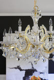 Maria Theresa 29'' Chandelier in Gold - Lifestyle View (4479-GD-CL-S)