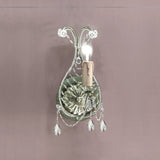 Paris Market 5.75" Sconce in Silver Leaf - Front View (4711-SL)