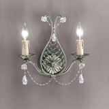 Paris Market 12'' Sconce in Silver Leaf - Front View (4712-SL)