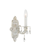 Paris Market 6.25'' Sconce in Antique White - Front View (5021-AW-CL-SAQ)