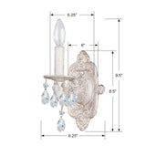 Paris Market 6.25'' Sconce - Dimensions Diagram (5021-AW-CL-S)