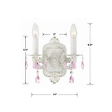 Paris Market 10'' Sconce - Dimensions Diagram (5022-AW-RO-MWP)