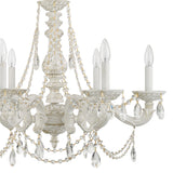 Paris Market 28'' Chandelier in Antique White - Additional View (5026-AW-CL-I)