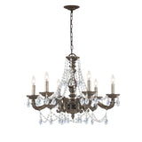 Paris Market 28'' Chandelier in Venetian Bronze - Front View (5026-VB-CL-MWP)