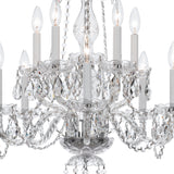 Traditional Crystal 23'' Chandelier in Polished Chrome - Additional View (5080-CH-CL-S)